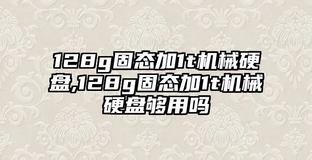 128g固態加1t機械硬盤,128g固態加1t機械硬盤夠用嗎