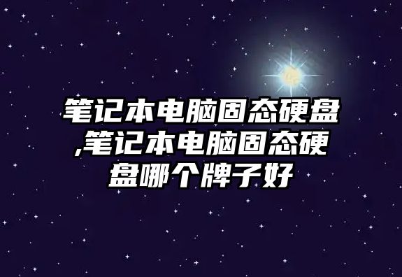 筆記本電腦固態硬盤,筆記本電腦固態硬盤哪個牌子好