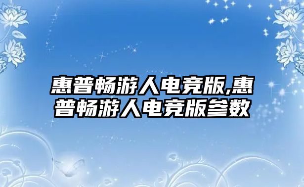 惠普暢游人電競版,惠普暢游人電競版參數