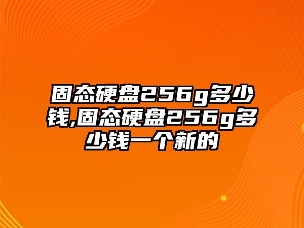 固態(tài)硬盤256g多少錢,固態(tài)硬盤256g多少錢一個(gè)新的